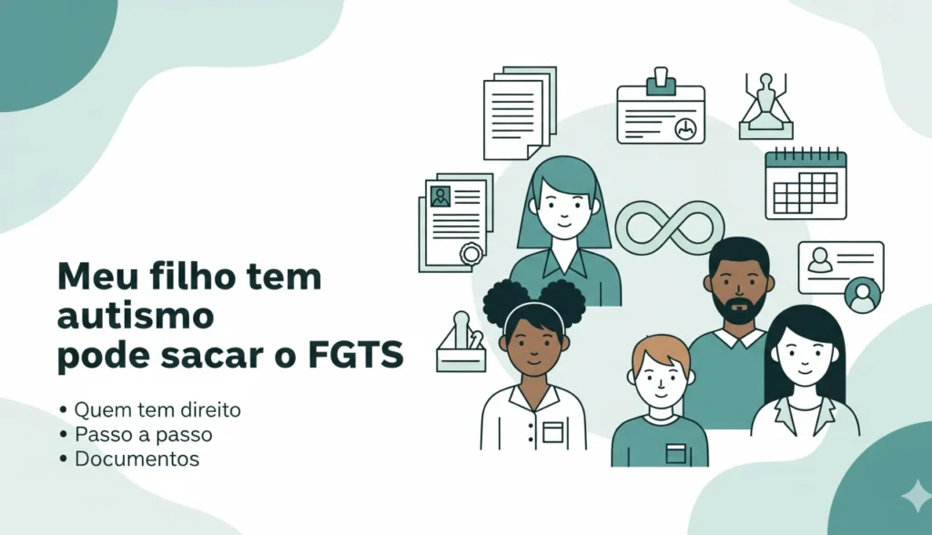 Meu filho tem autismo pode sacar o FGTS