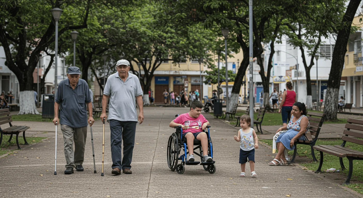 BPC/LOAS: O Guia Definitivo e Humanizado para Você Conquistar Sua Dignidade e Segurança Financeira ⚖️ 1 Grupo diverso mostrando LOAS para idosos 65 anos e deficientes - requisitos BPC LOAS para inclusão social no Brasil
